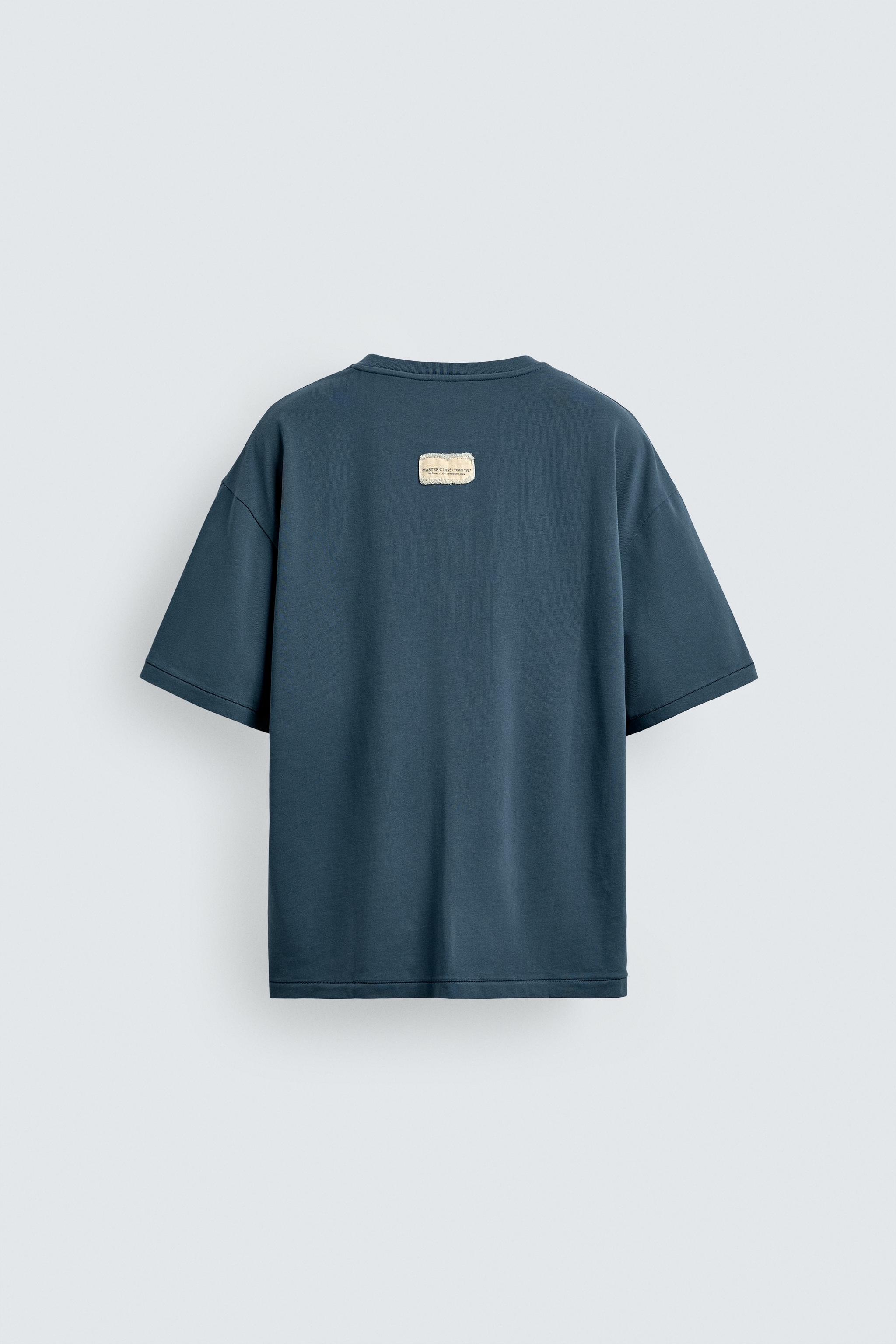 T-SHIRT RELAXED FIT AVEC PIÈCE
